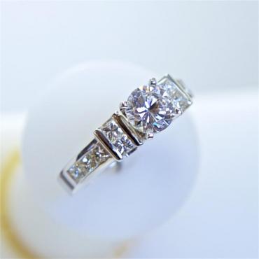 channel Set Engagement Ring